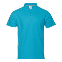 Рубашка поло мужская STAN хлопок/полиэстер 185, 104, цвет Бирюзовый