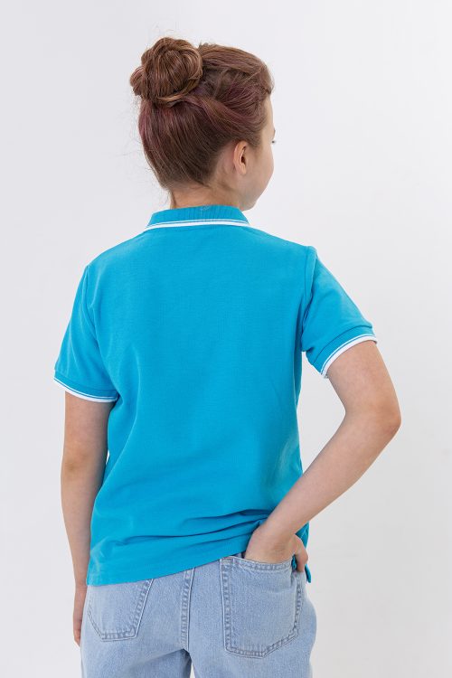 Рубашка поло детская STAN с окантовкой хлопок/полиэстер 185, 04TJ, арт. 121004TJ_5