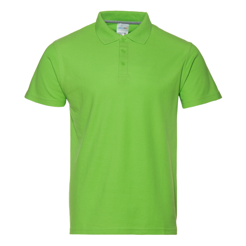 Рубашка поло мужская Рубашка мужская 104 цвет Ярко-зелёный