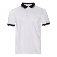 Рубашка поло мужская STAN с контрастными деталями хлопок/полиэстер 185