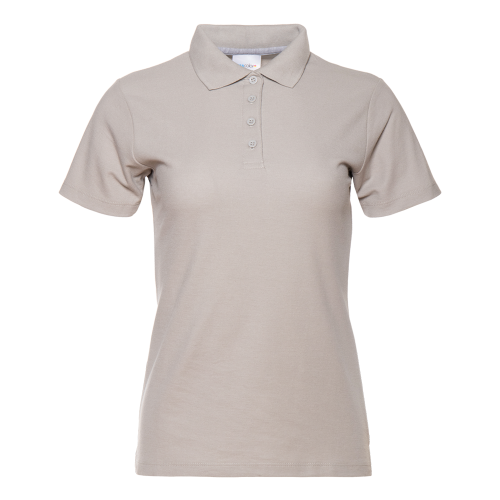 Рубашка поло женская STAN хлопок/полиэстер 185, 04WL, цвет Светло-серый